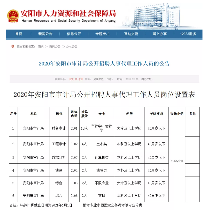 颍东区审计局招聘公告及详细信息解读